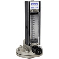Brooks Instrument Low Flow Glass Tube Flowmeter, Sho-Rate Model 1350G/1355G